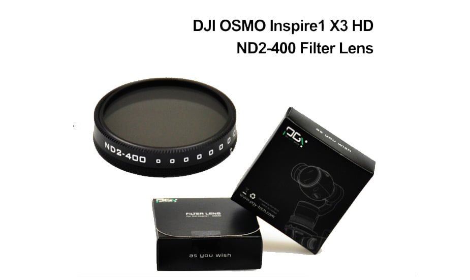 PGY DJI OSMO inspire1 X3 HD ND2-400 ND4 ND8 ND16 CPL MC-UV Lens Filter DJI X3 gimbal Lens Filter 06