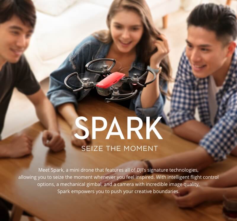 DJI Spark Mini Drone - Small Safe and Smart 01